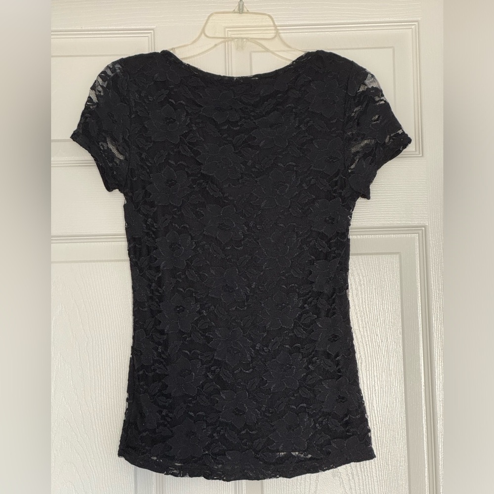 Banana Republic Black Laced top